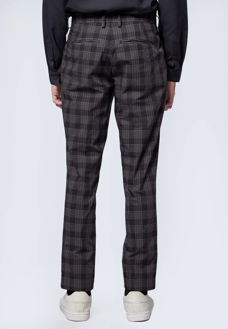 Slim Fit Checks Pants