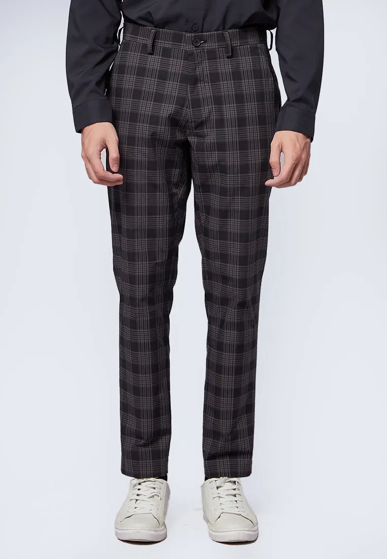 Slim Fit Checks Pants
