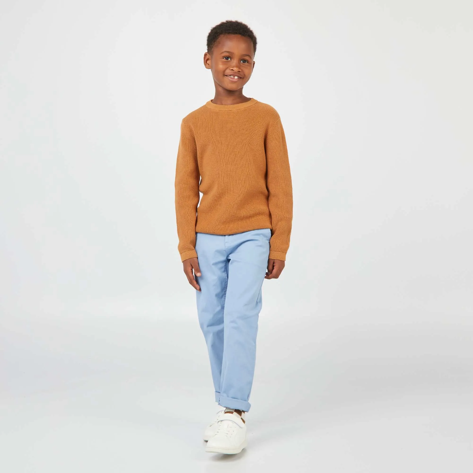 Slim-fit chinos BLUE