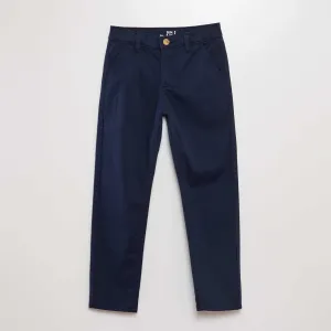 Slim-fit chinos blue