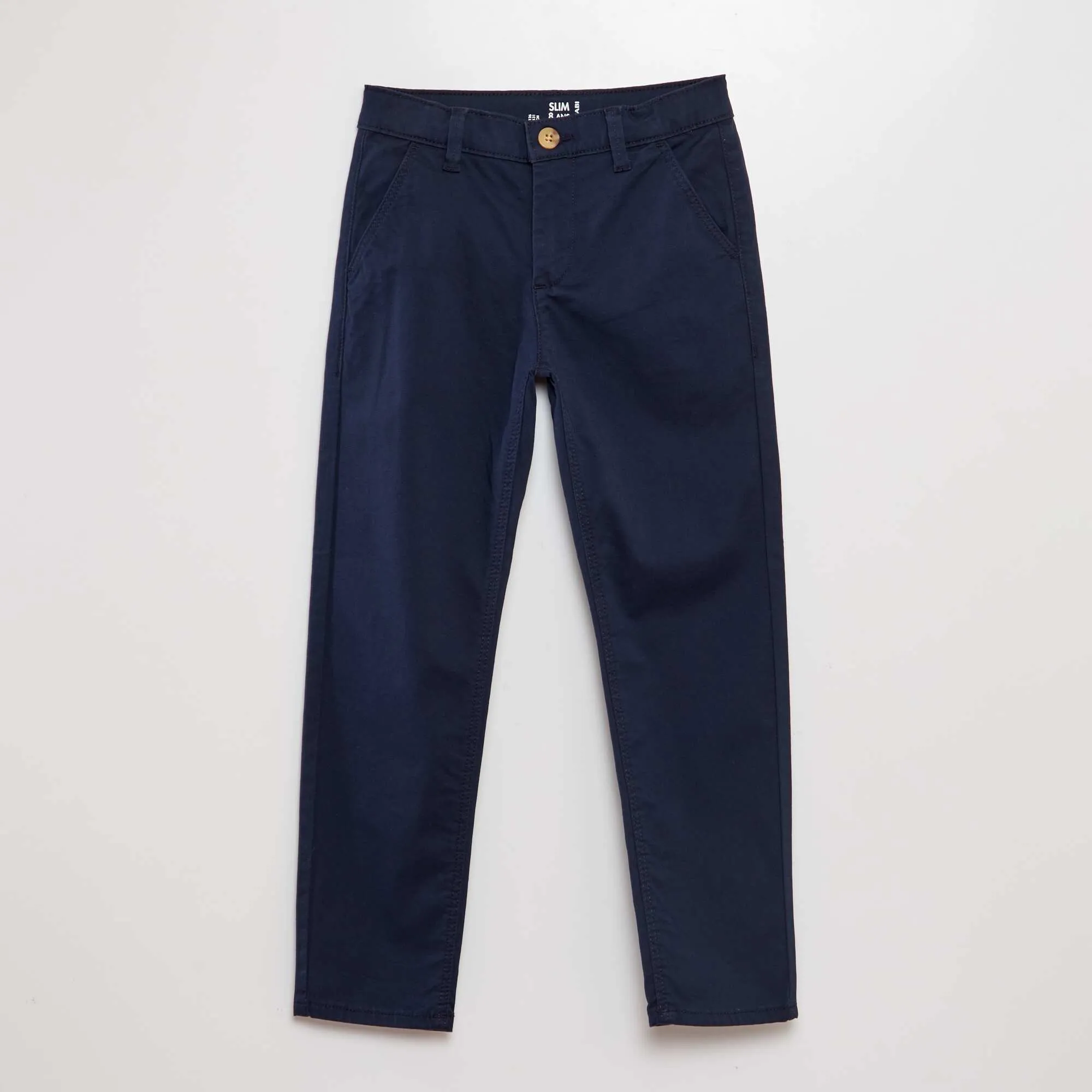 Slim-fit chinos blue
