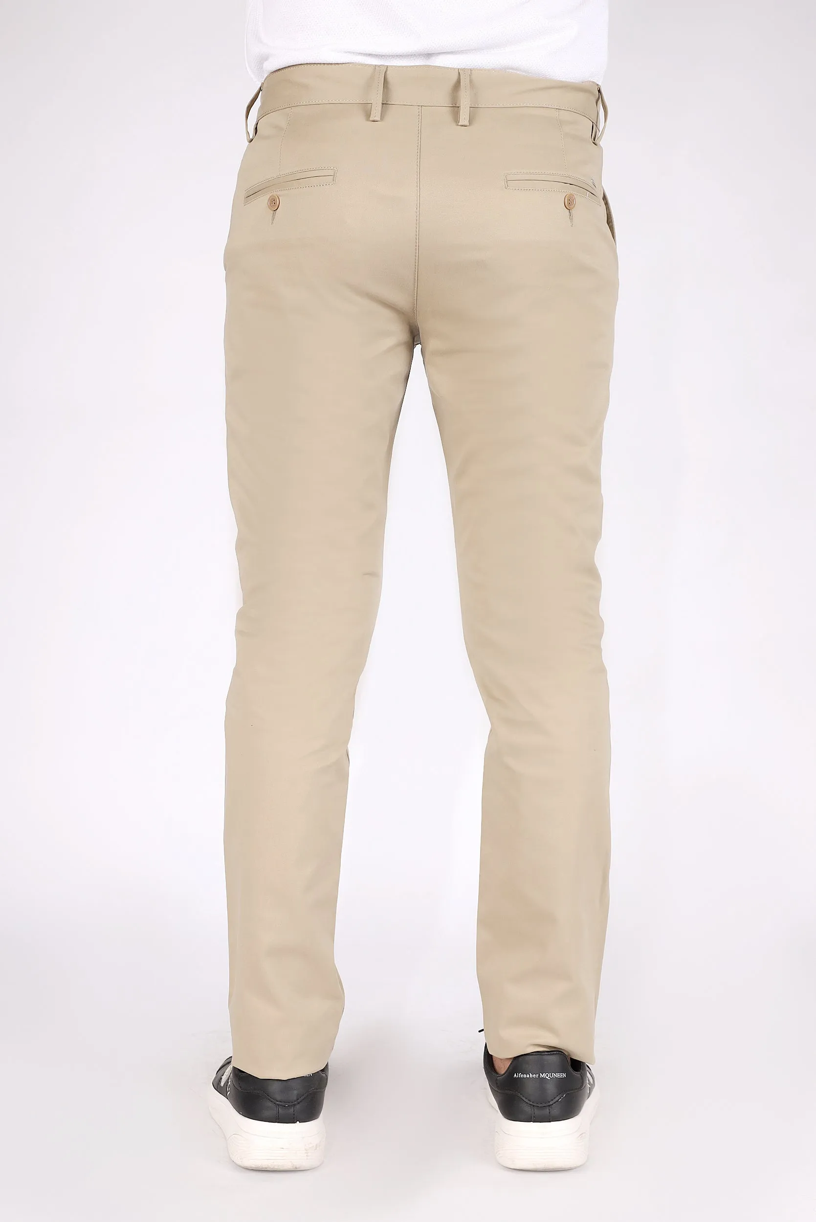 SLIM FIT COTTON PANTS