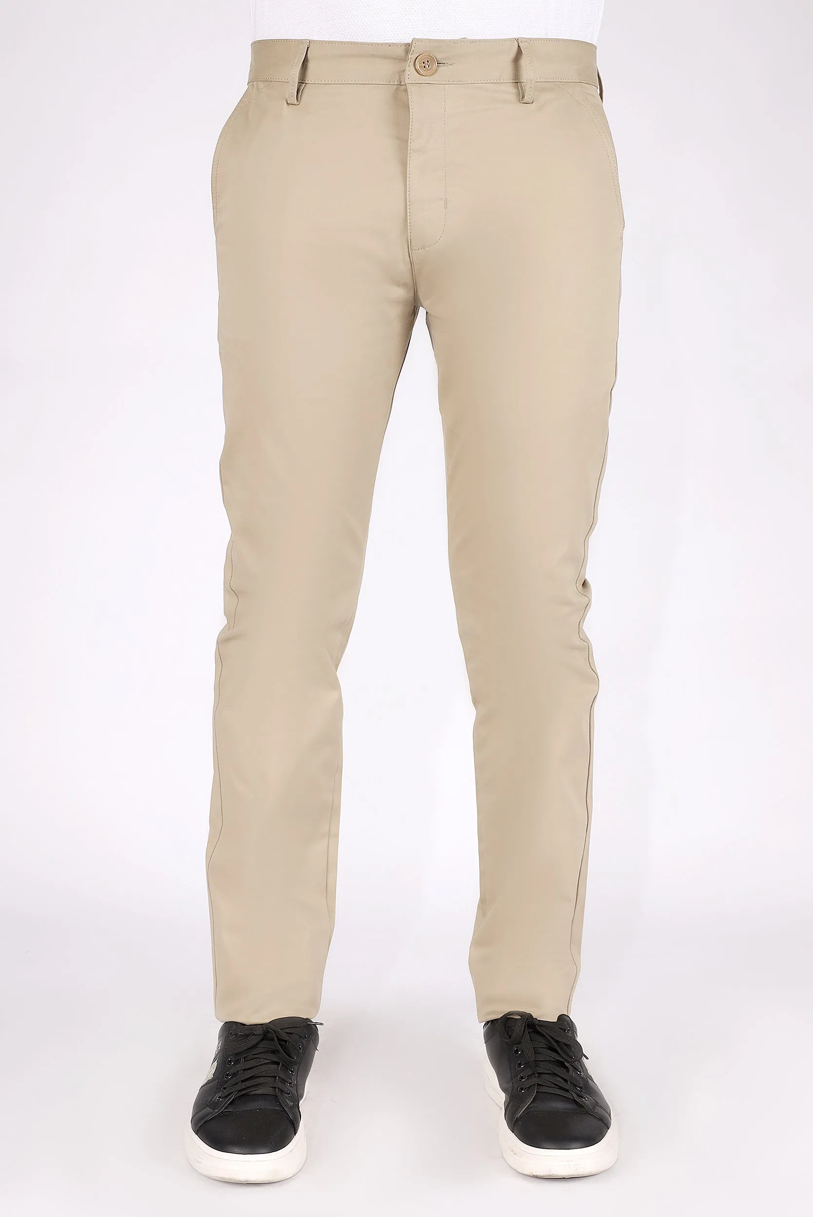 SLIM FIT COTTON PANTS