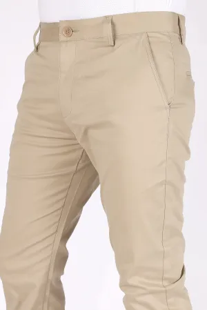 SLIM FIT COTTON PANTS