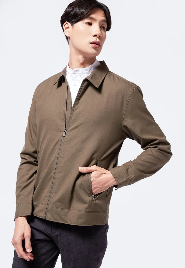 Slim Fit Full Zip Jacket