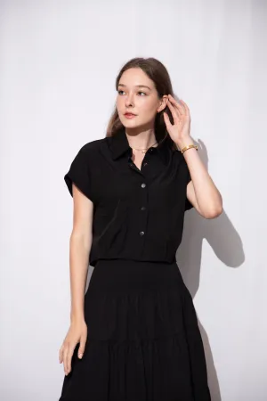 Sloane Cropped Button Down