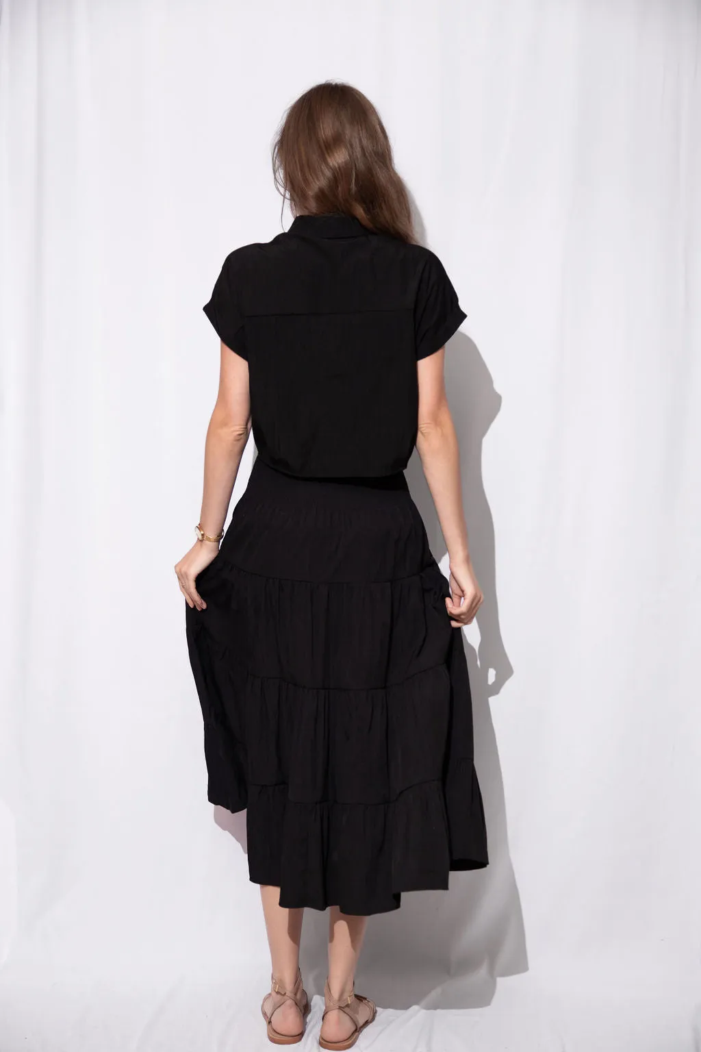 Sloane Cropped Button Down