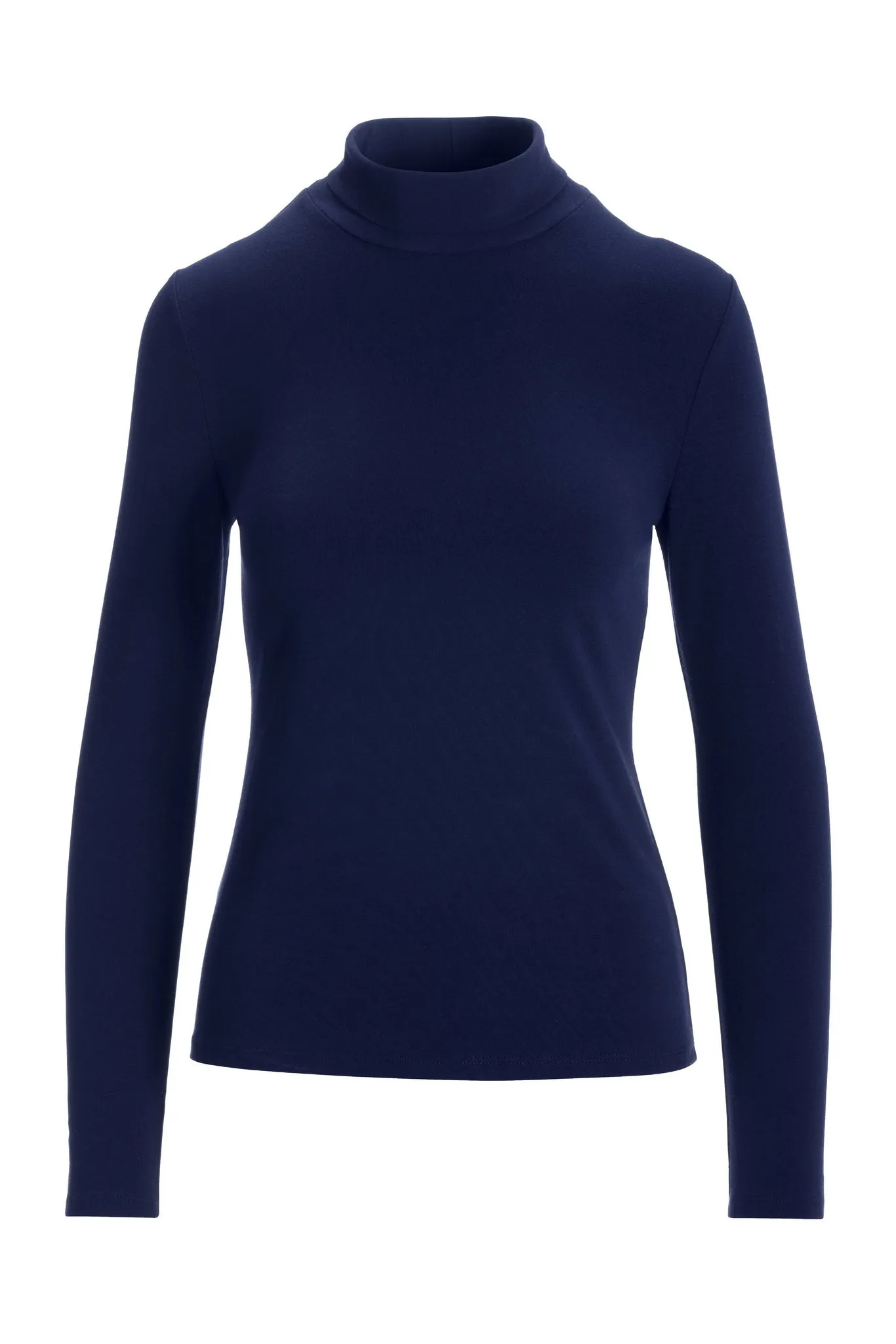 So Sexy Turtleneck Knit Top Navy