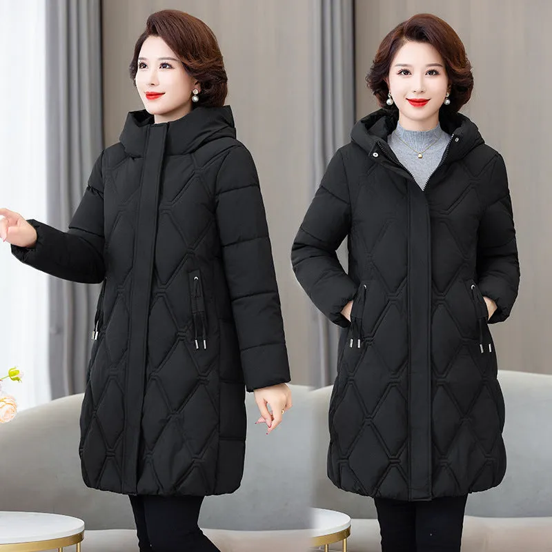 Stylish Water-Resistant Padded Puffer Coat for Women