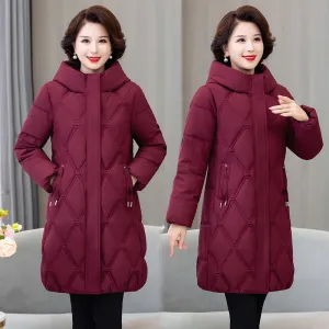 Stylish Water-Resistant Padded Puffer Coat for Women