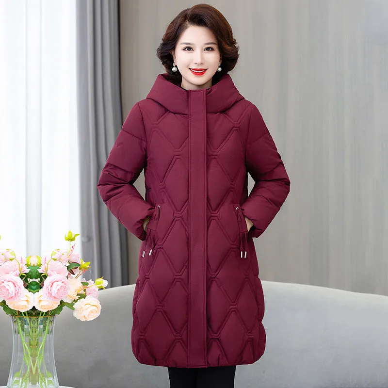 Stylish Water-Resistant Padded Puffer Coat for Women