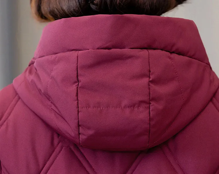 Stylish Water-Resistant Padded Puffer Coat for Women