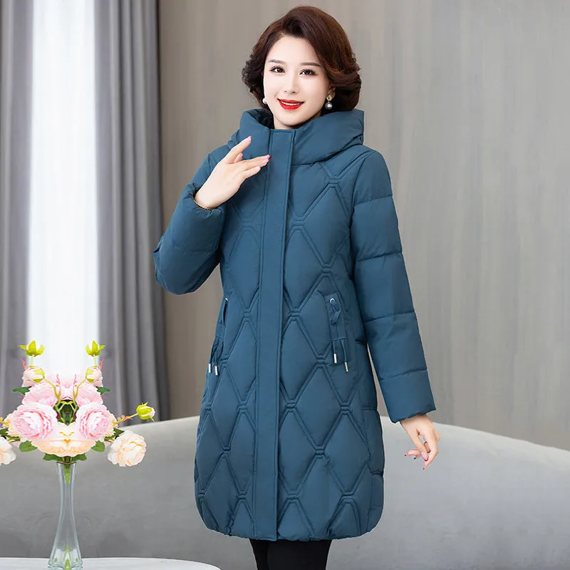 Stylish Water-Resistant Padded Puffer Coat for Women