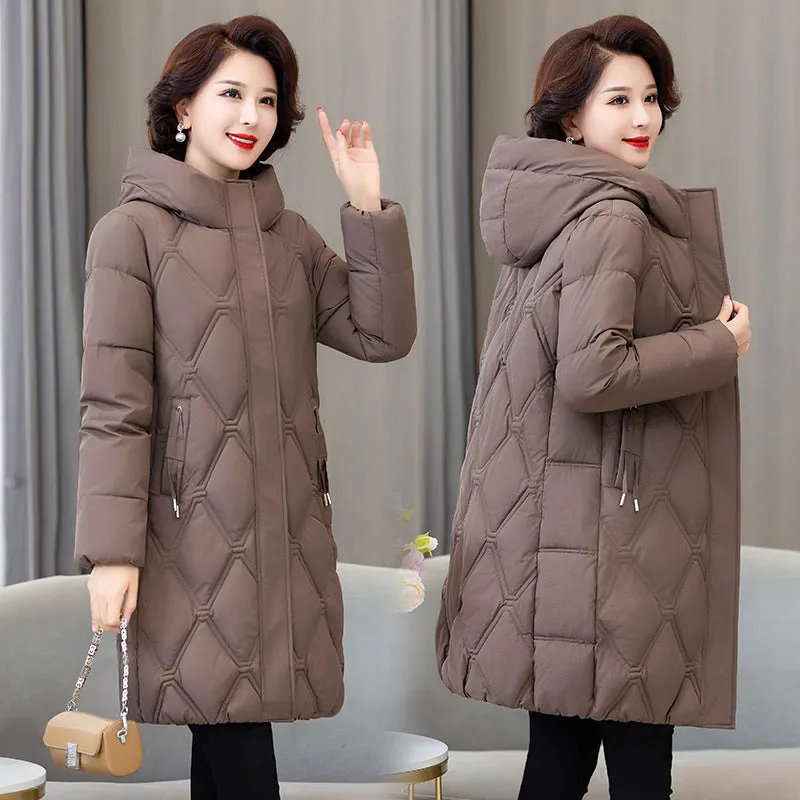 Stylish Water-Resistant Padded Puffer Coat for Women