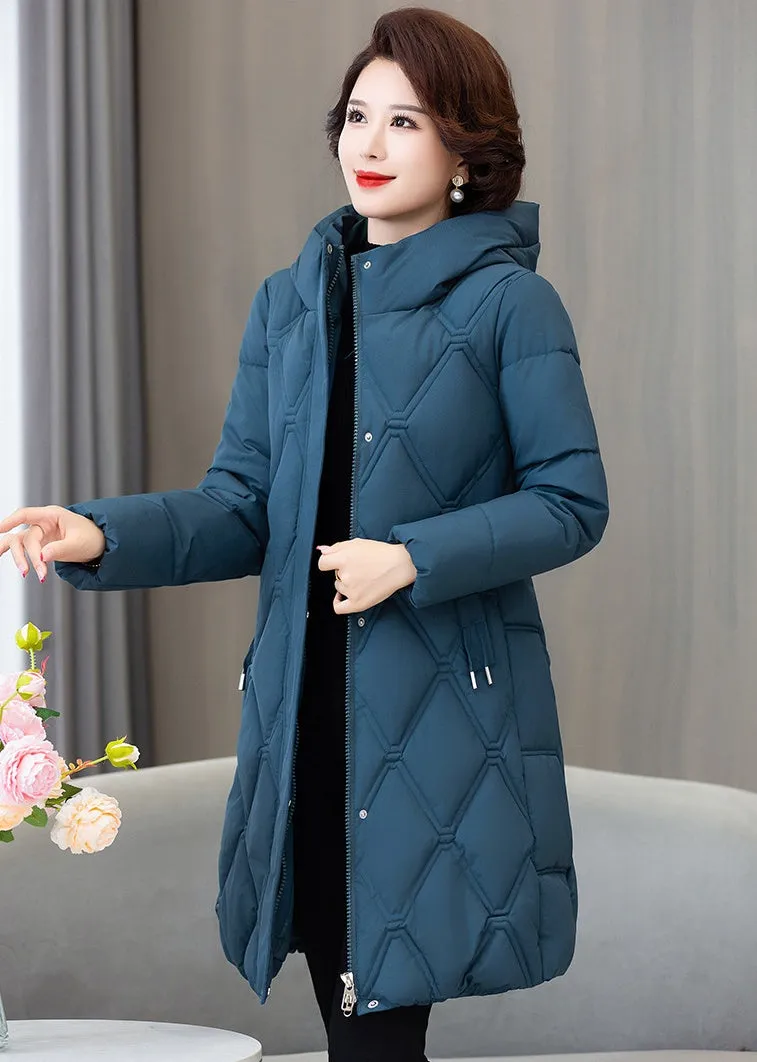 Stylish Water-Resistant Padded Puffer Coat for Women