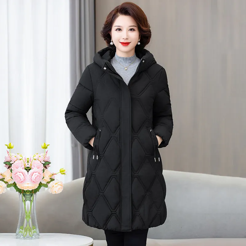 Stylish Water-Resistant Padded Puffer Coat for Women
