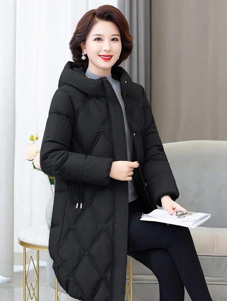 Stylish Water-Resistant Padded Puffer Coat for Women