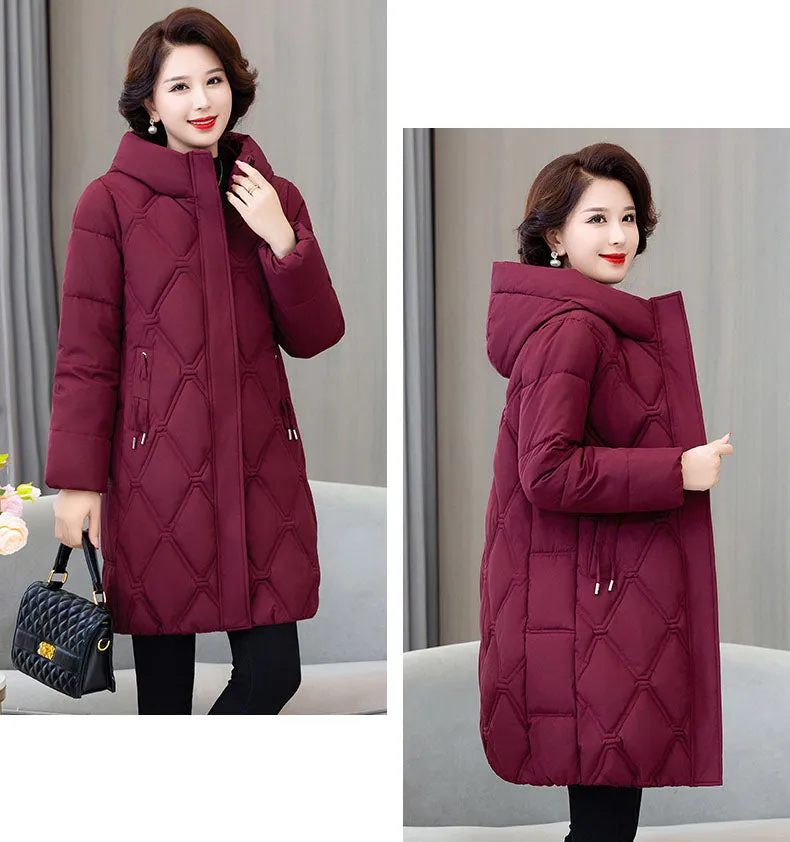 Stylish Water-Resistant Padded Puffer Coat for Women