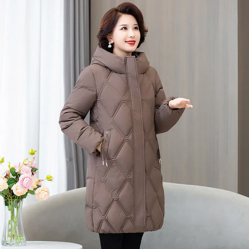 Stylish Water-Resistant Padded Puffer Coat for Women