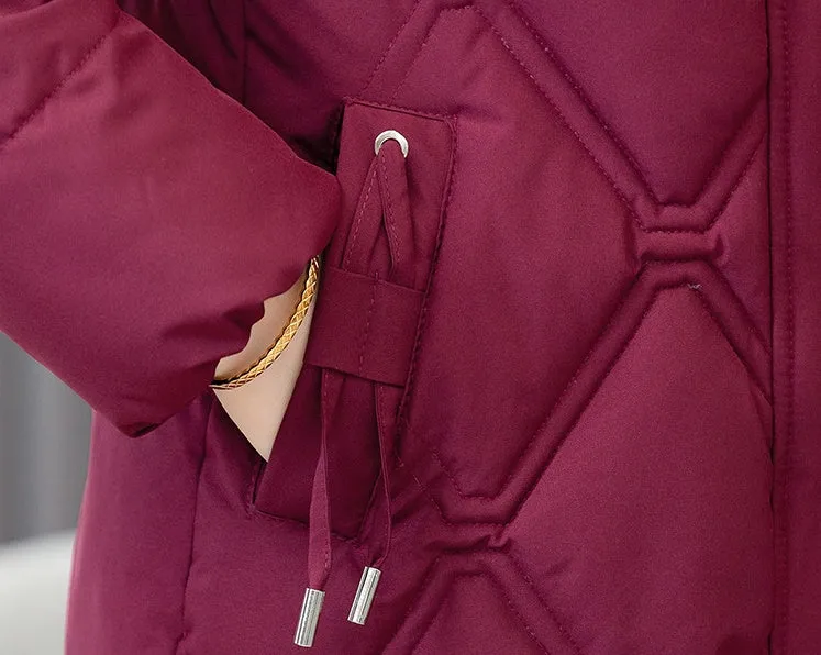 Stylish Water-Resistant Padded Puffer Coat for Women