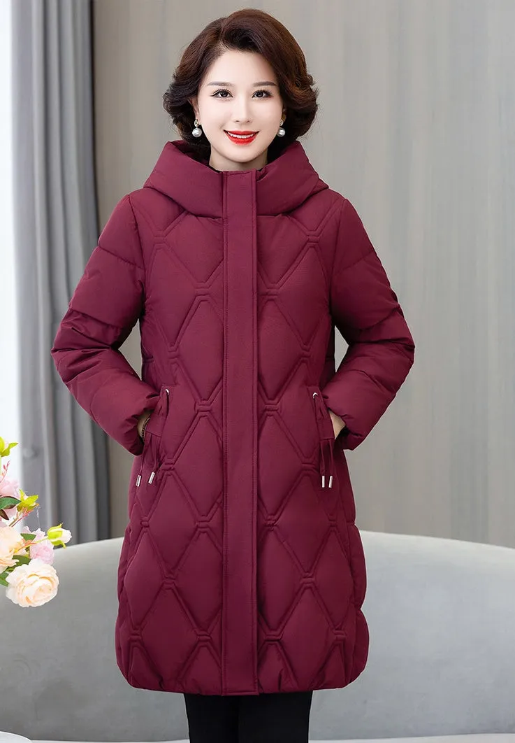 Stylish Water-Resistant Padded Puffer Coat for Women
