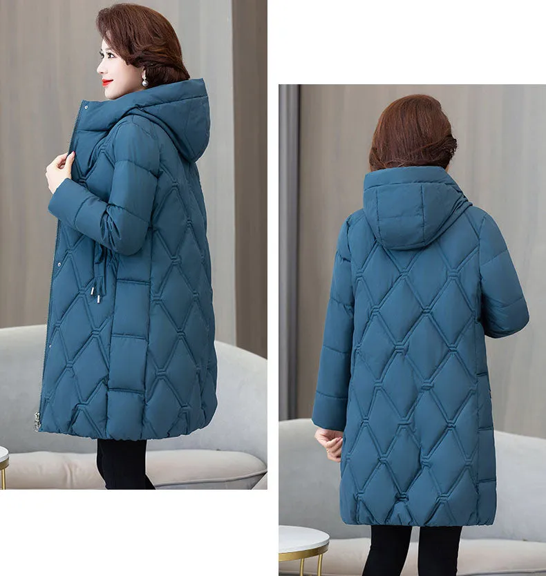 Stylish Water-Resistant Padded Puffer Coat for Women