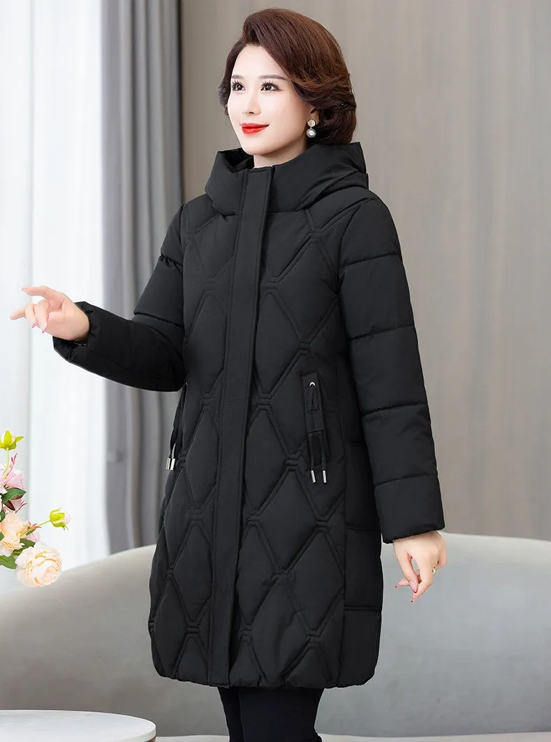 Stylish Water-Resistant Padded Puffer Coat for Women