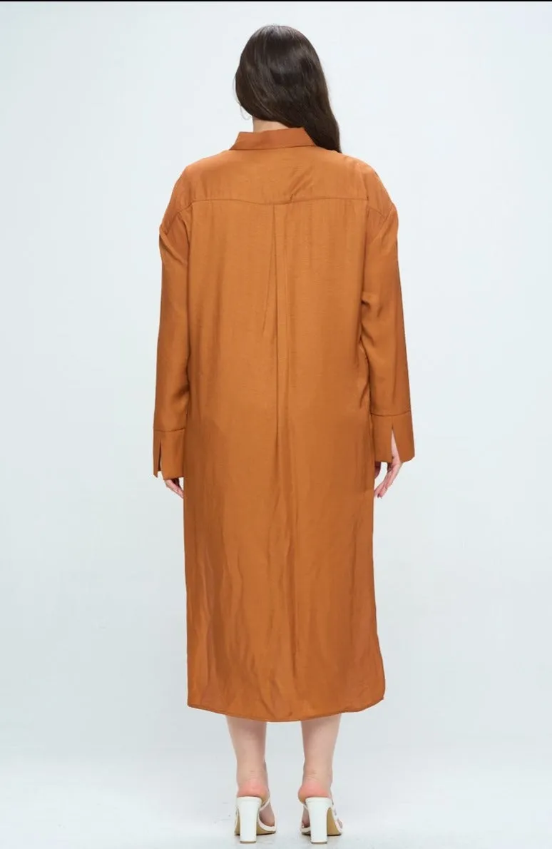 The Tyra Tie Dress - PLUS