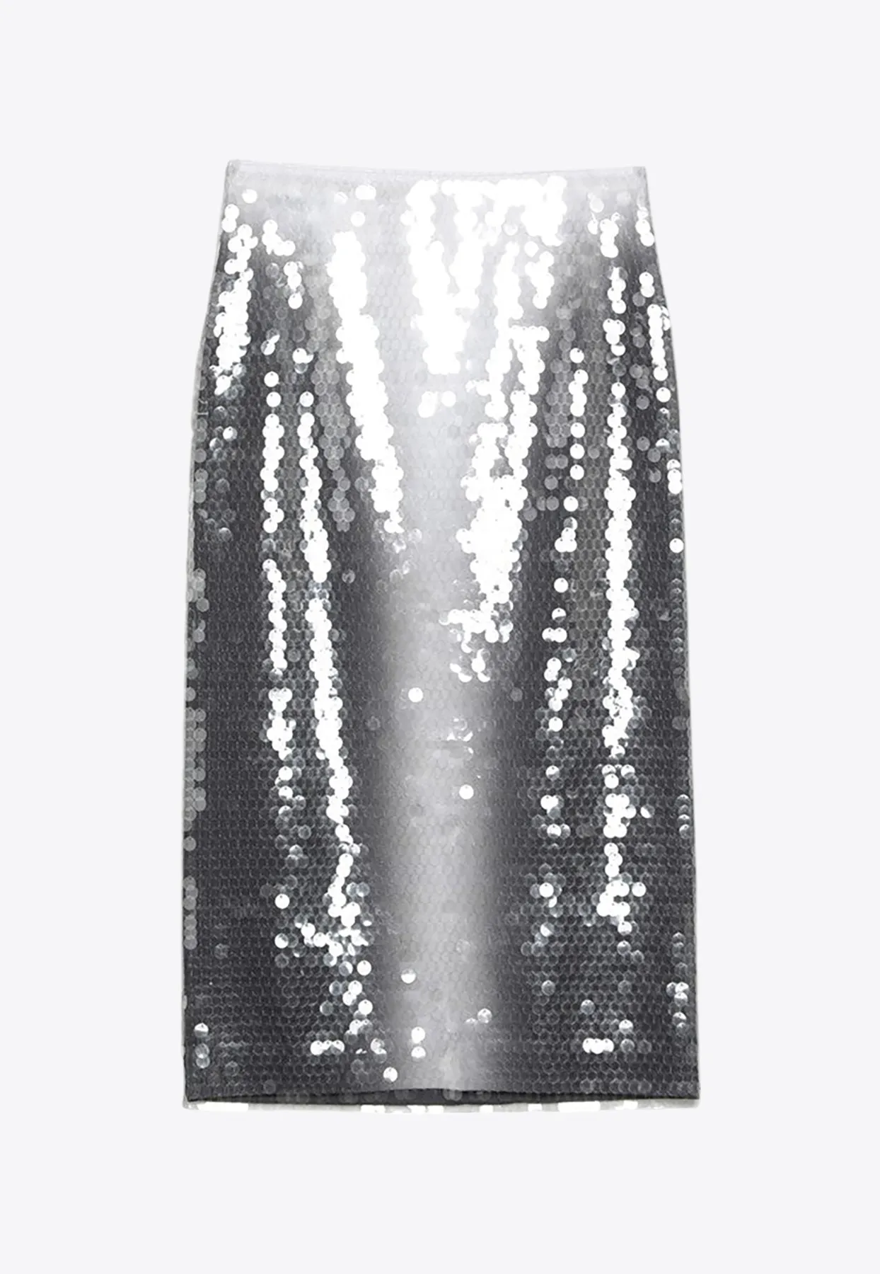 Toano Gradient Sequin Pencil Skirt