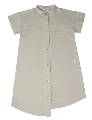 Utility stone shirt dress by Crew Kids