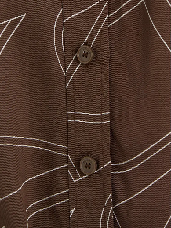 Viscose Twill Shirt Dress