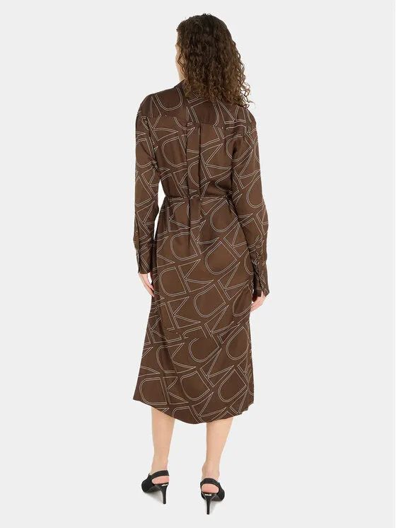Viscose Twill Shirt Dress