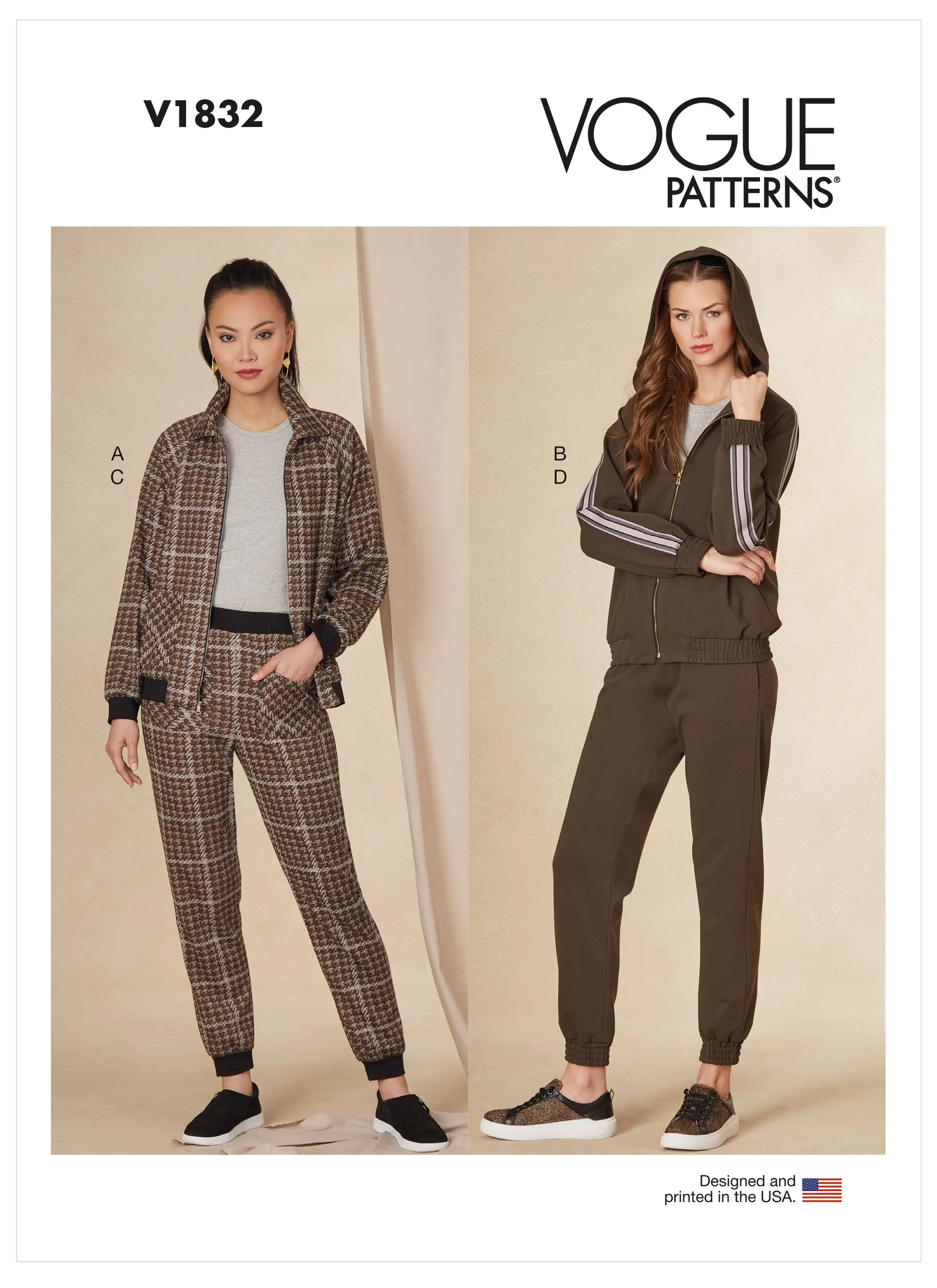 Voguepattern V183Misses' and Misses' Petite Jacket and Pants