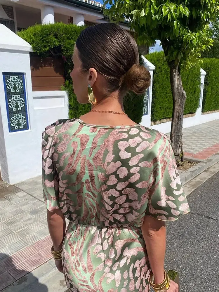 Women's Elegant Wrap Summer Dress | Maxi