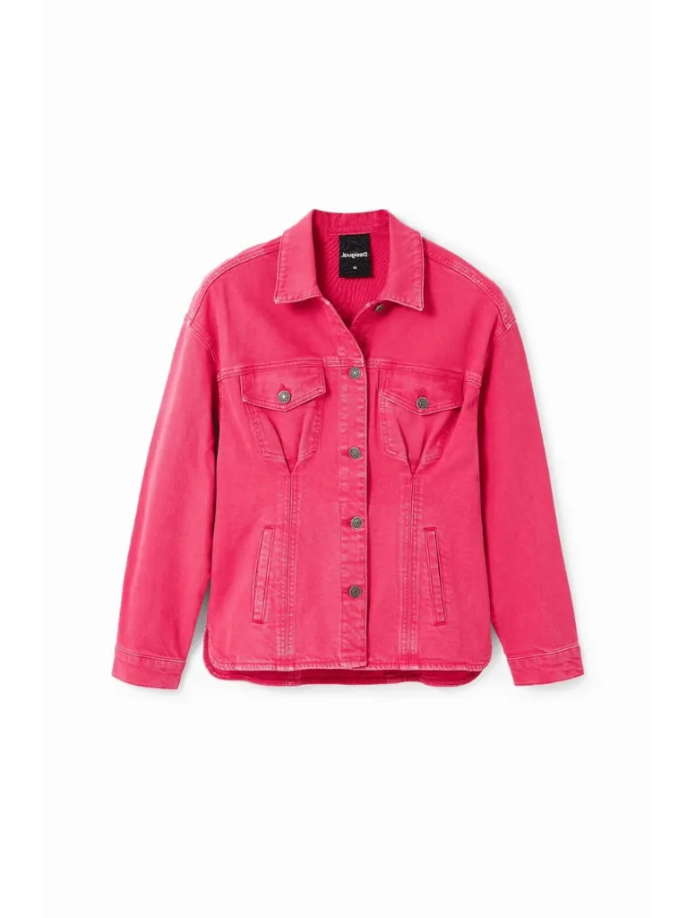 Women's Pink Denim Jacket