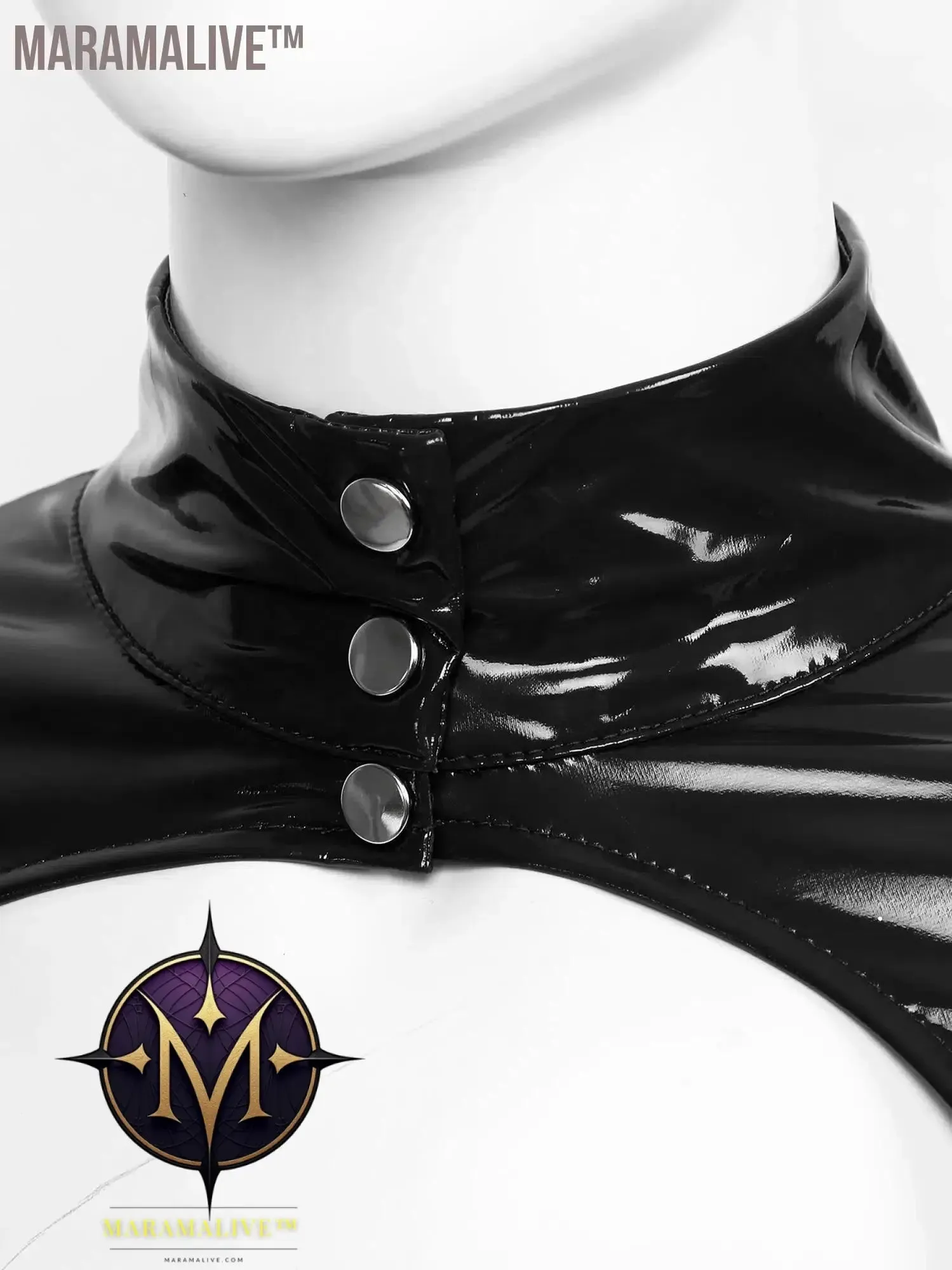 Womens Sexy Ladies Wet Look Costume Pole Cocktail Leather Bare Breast Mini Dress PVC Latex Short Sleeve Back Zipper Clubwear